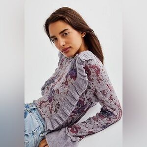 Love Fool Pullover at Free People in Autumn Bouquet Combo